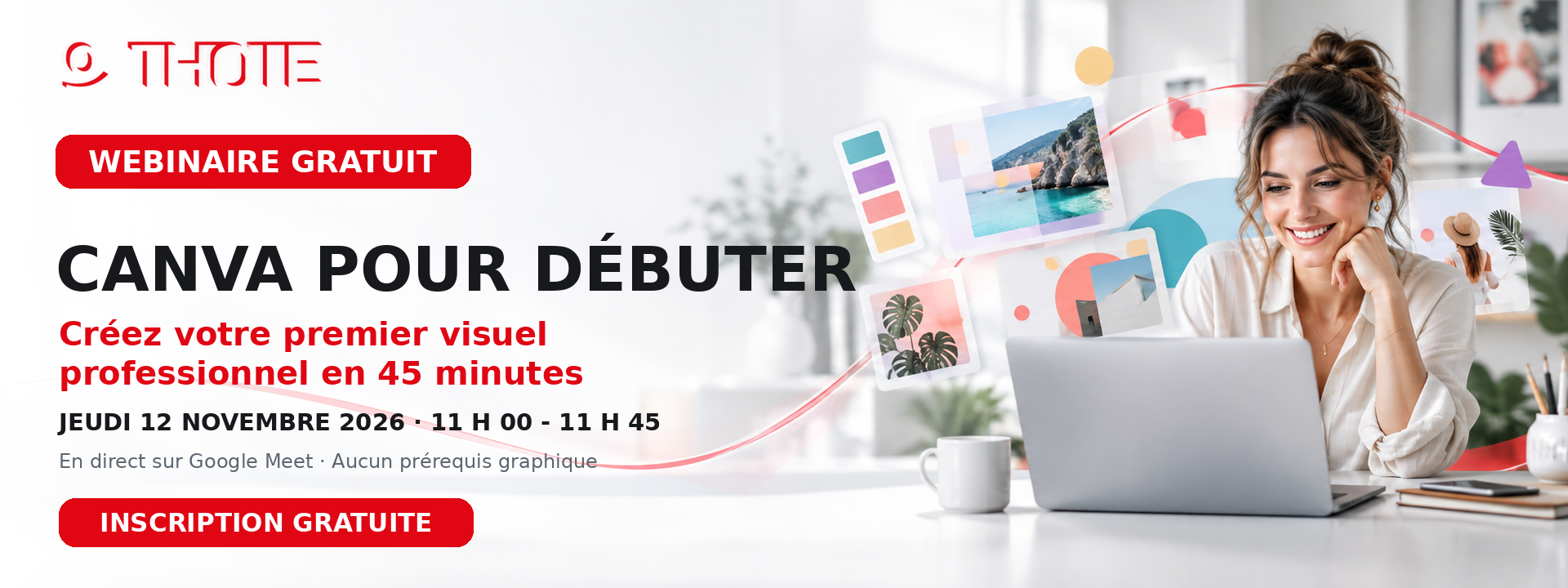 Canva : créez votre premier visuel professionnel en 45 minutes